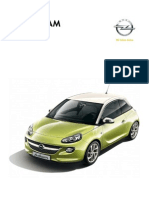 Opel Adam - Cenník Marec 2013