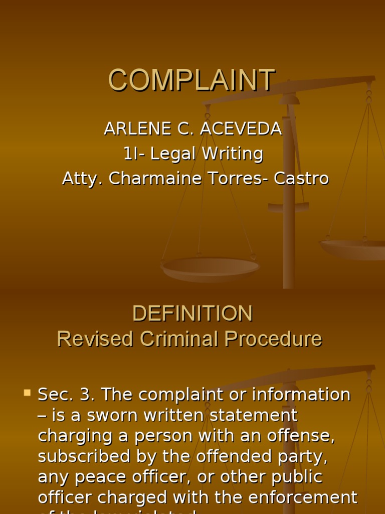 Complaint | PDF | Pleading | Complaint