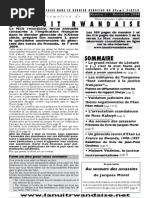 Download La Lettre de La Nuit rwandaise N1 by La Nuit rwandaise SN13106726 doc pdf