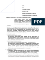 Pensión alimenticia provisional para hija menor