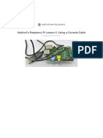 Adafruits Raspberry Pi Lesson 5 Using a Console Cable