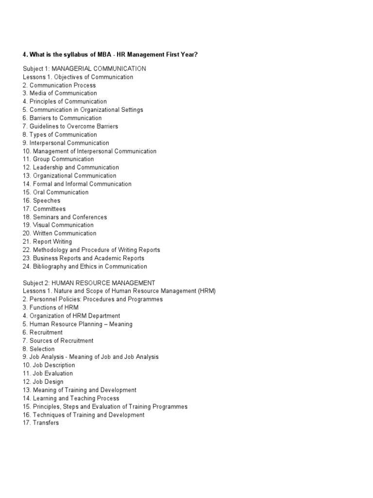 mba-hr-syllabus-pdf-human-resource-management-organizational
