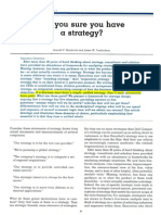Are You Sure You Have A Strategy - Hambrick & Fredrickson 2001