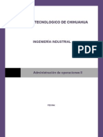 TEMARIO DESARROLLADO (Administracion de Operaciones.)