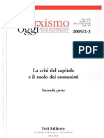 Azzarà, La Storia Del Novecento e Il Socialismo Reale Di Fronte Al Postmodernismo Storiografico, Marxismo Oggi, 2009-2