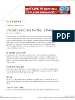 Facial Exercises for Bell's Palsy 