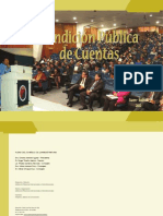 Rendición de Cuentas 2do Semestre Consejo de La Magistratura