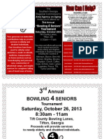 Bowling 4 Seniors Flyer 2013
