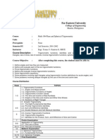 Math 106 (Plane and Spherical Trigonometry) Syllabus