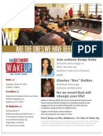 Baltimore Wake Up Forum