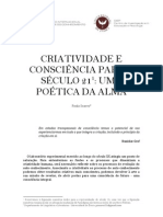 Criatividade e Consciência para o Século 21: Uma Poética Da Alma