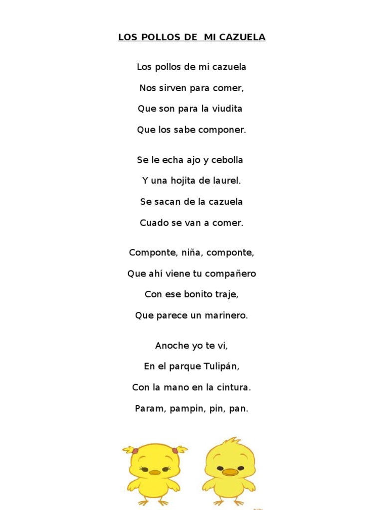 Los Pollos de Mi Cazuela