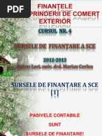 Cursul Nr. 4 - SURSELE DE FINANȚARE A SCE
