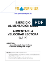 Aprendizaje Ejercicio Velocidad Lectora Texto