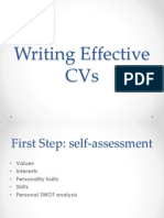 Writing Effective CVs