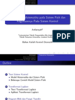 2-3-Permodelan Matematika Pada Sistem Fisik Dan Kegunaannya Pada Sistem Kontrol