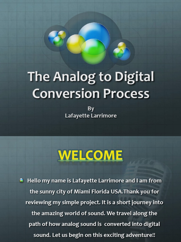 The Analog To Digital Conversion Process Circuit Diagram