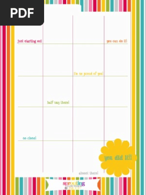 Blank Reading Chart