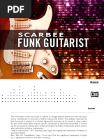 Scarbee Funk Guitarist Manual