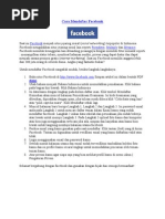 Download Cara Mendaftar Facebook by Trito Hartono SN13114502 doc pdf