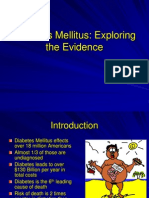 Diabetes Mellitus: Exploring The Evidence