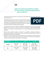 Selección de calibre en cables para construcción