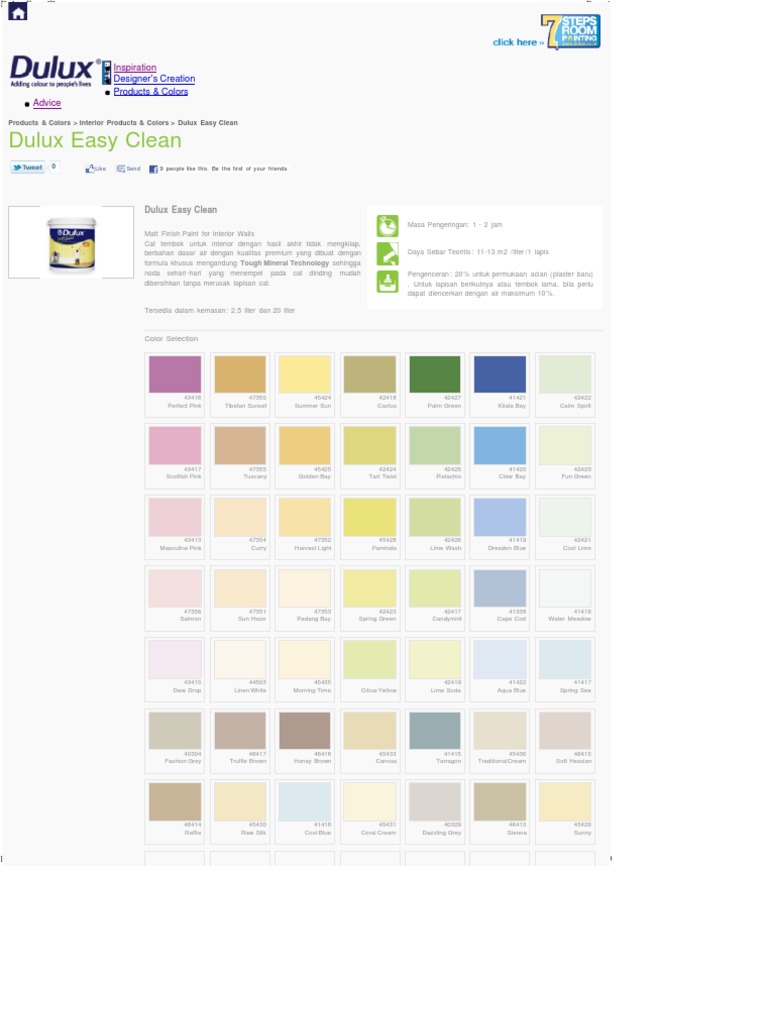 Dulux Easy Clean PDF