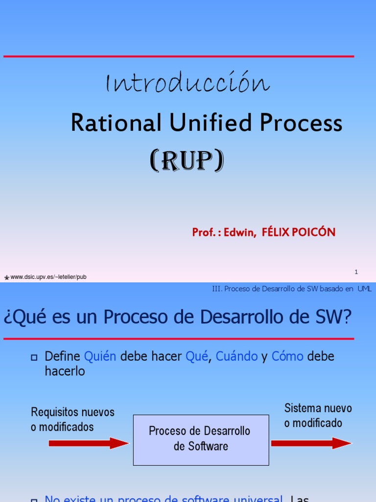 Elementos Del RUP | PDF | Lenguaje de modelado unificado | Ingeniería ...