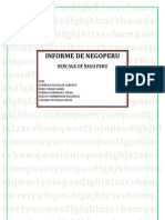 Informe Negoperu