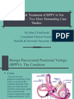 Diagnosis & Treatment of BPPV Not Always Straightforward