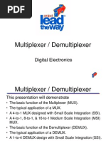 Multiplexers Demultiplexers