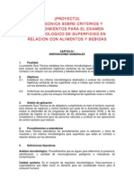 Guia Tecnica Sobre Criterios y Procedimientos Para El Examen Microbiologico de Superficies