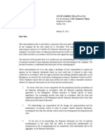 Management Representation Letter