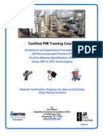 Certified PMI Training Course For API RP 578 2013-ATC