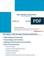 Higher Education Credit Analysis: Durham, NC November 14, 2006