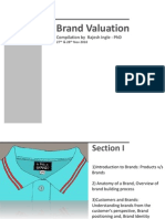 Brand Valuation: Compilation by Rajesh Ingle - PHD