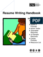 Handbook of Resume