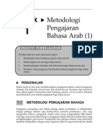 Topik 1 Metodologi Pengajaran Bahasa Arab