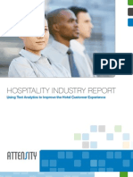 Industry Report Hospitality