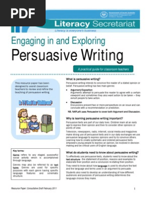 Persuasive Writing