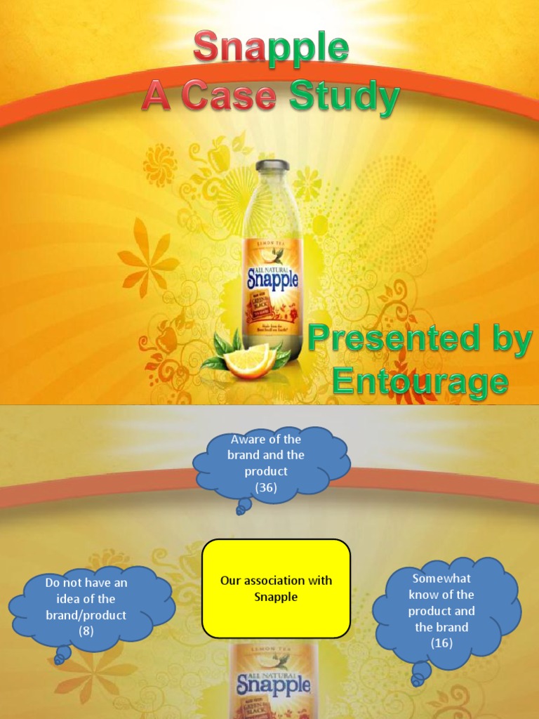 Snapple marketing campaign picture