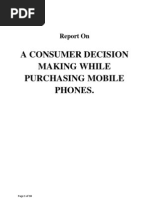 Download Consumer buying behaviour towards mobile mobile phones by Sumit Chakravorty SN131189681 doc pdf