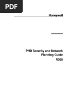 PHD Security and Network Planning Guide R300: Uniformance®