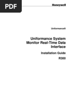 Uniformance System Monitor Real-Time Data Interface: Installation Guide R300