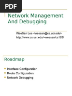 Network Management and Debugging: Weesan Lee