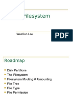 Linux Filesystem: Weesan Lee