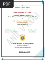 RCF Ratio Anlysis