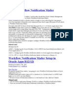 Oracle Workflow Notification Mailer