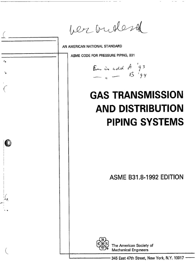 Asme B31 8S Pdf , Managing System Integrity of Gas Pipelines – MJCN
