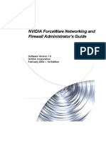 Nvidia Forceware Networking and Firewall Administrator'S Guide